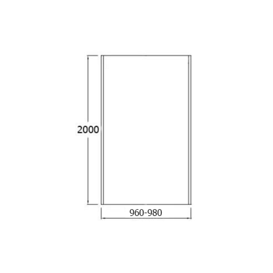 Боковая стенка Jacob Delafon Contra E22FT100-GA 100x200