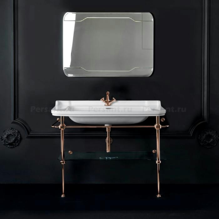 Консоль для раковины Kerasan Waldorf 120 см 9203K2oro золото