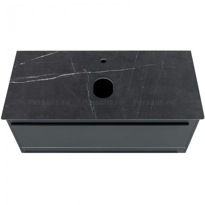 Столешница под раковину La Fenice Granite 100 FNC-03-VS03-100, черный мрамор