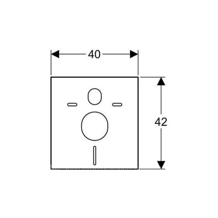 Звукоизолирующий комплект для подвесного унитаза Geberit 156.050.00.1