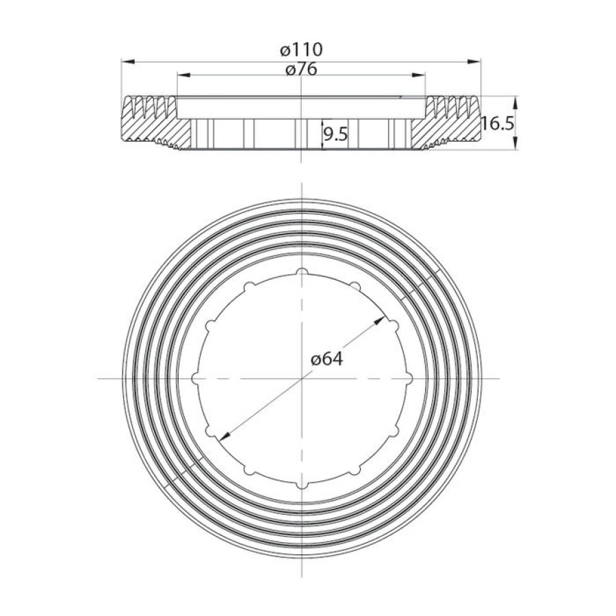 Сливная арматура IDDIS F012400-01K