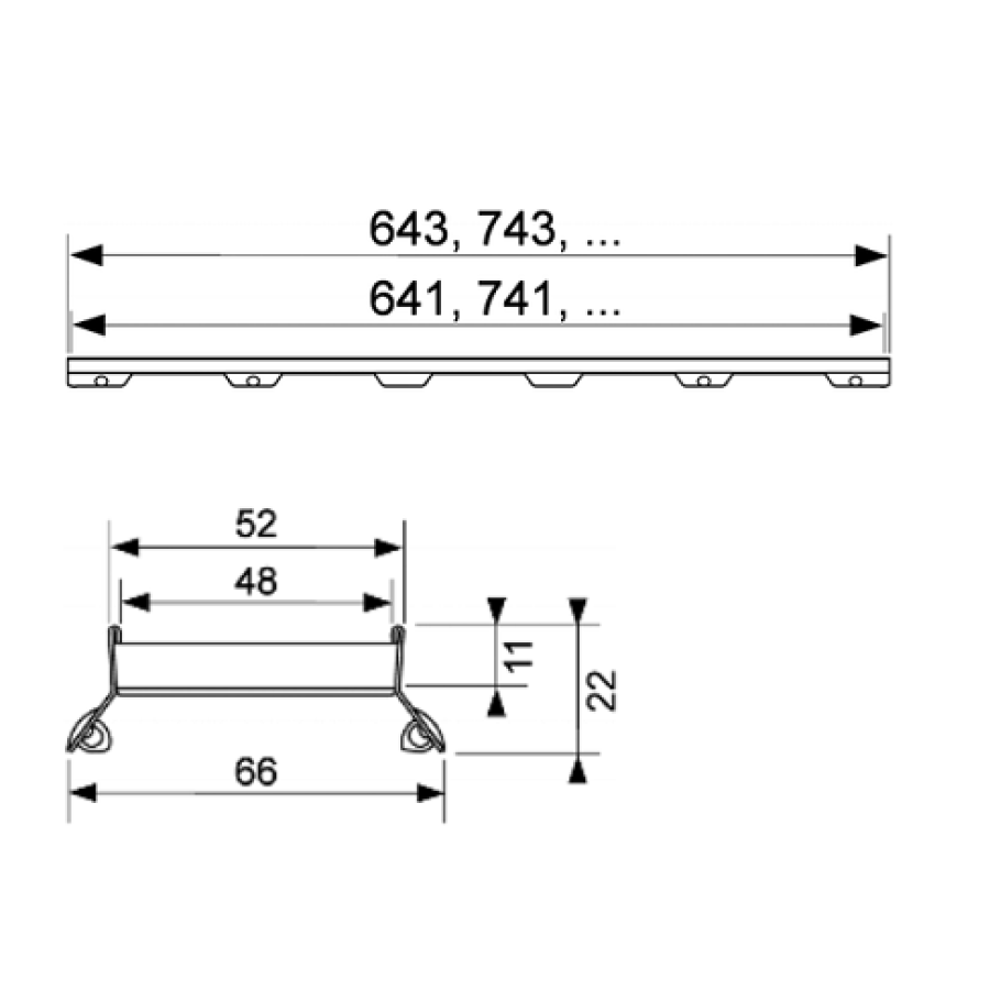 Решетка под плитку Tece TECEdrainline Plate II 600972 90 нержавеющая сталь глянцевая