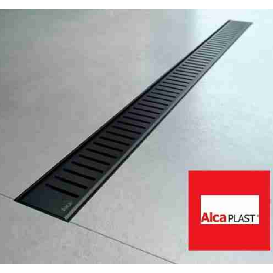 Решетка AlcaPlast PURE-1150BLACK черный матовый