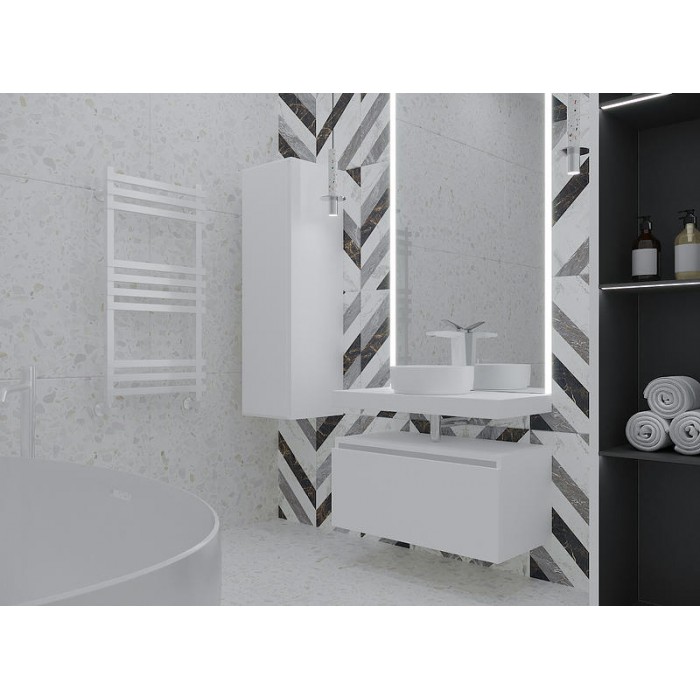 Столешница под раковину Boheme Armadi Art Flat 80 869-080 Белая