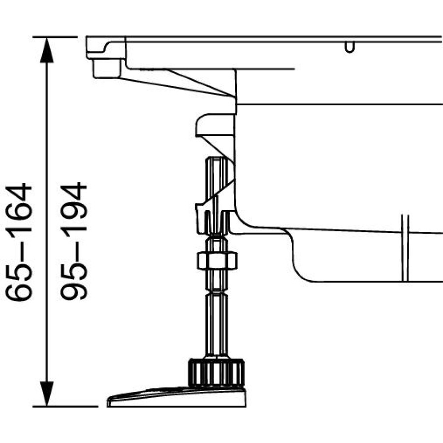 Комплект опор Tece Drainprofile 674000