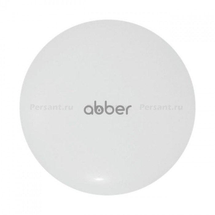 Накладка на слив для раковины Abber AC0014MW белая матовая