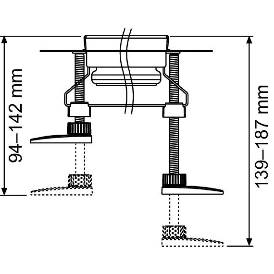 Комплект опор Tece Drainline 660004