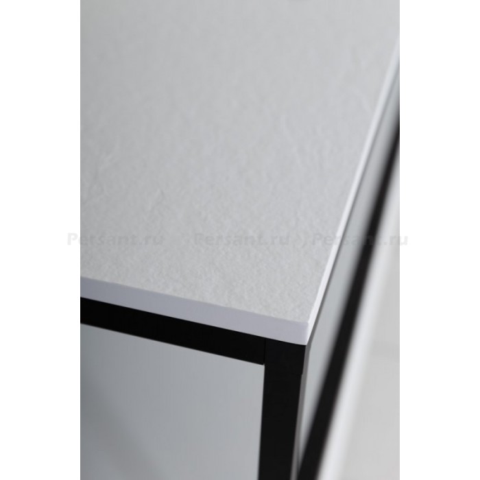 Консоль Cezares Cadro 80 двуярусная, подвесная CADRO-80/46/58-2C-SO-MET-ST