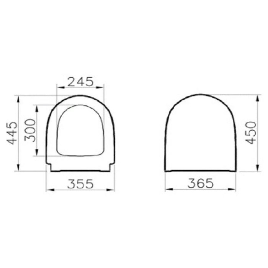 Крышка-сиденье для унитаза Vitra Bella 86-003-009