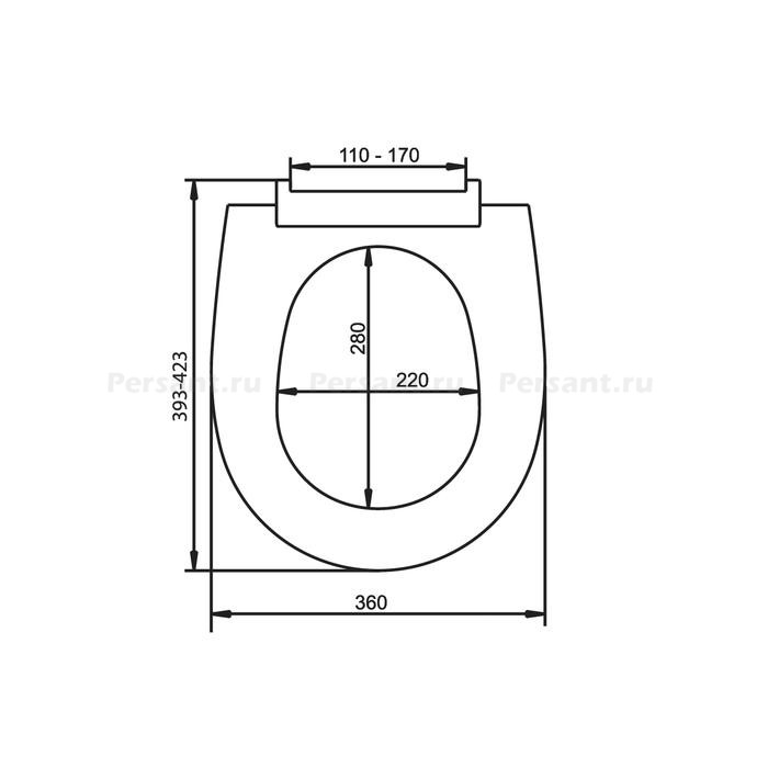 Сиденье для унитаза IDDIS 005 005PPS3i31 Soft Close