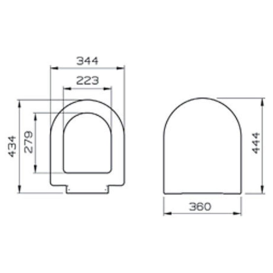 Крышка-сиденье для унитаза Vitra S50 72-003-309, микролифт