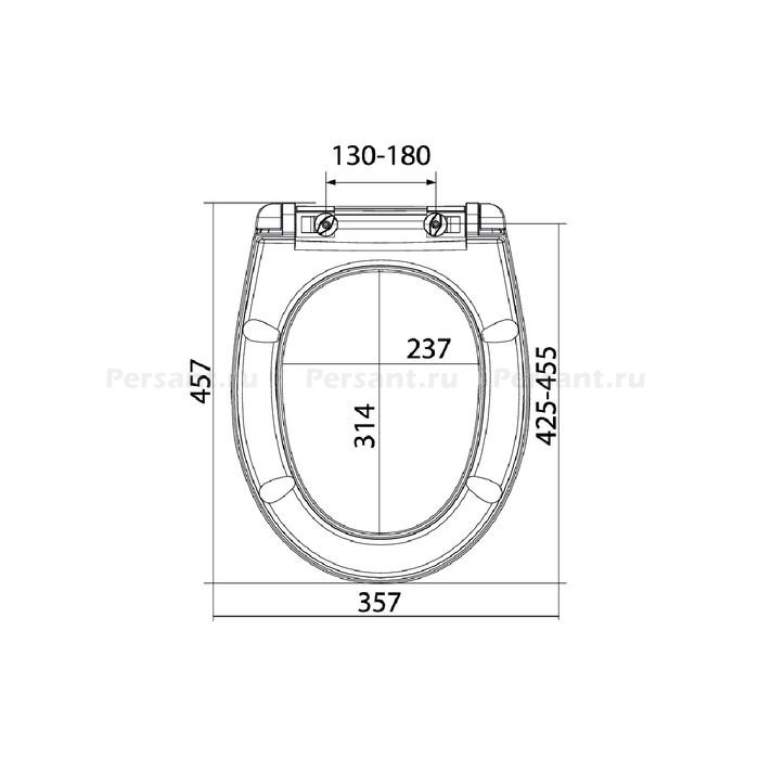 Сиденье для унитаза IDDIS 004 004PPS3i31 Soft Close