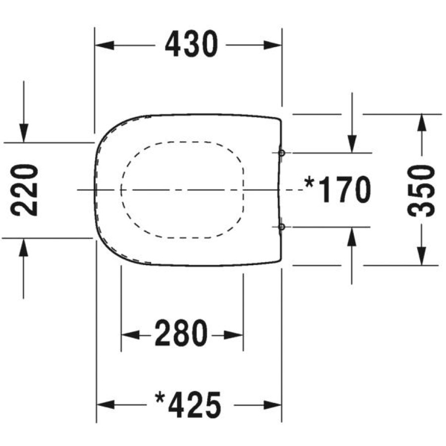 Крышка-сиденье для унитаза Duravit D-Code 67310000