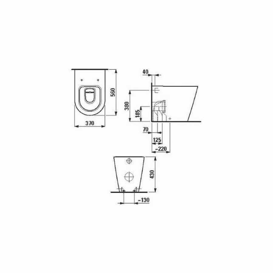 Крышка-сиденье для унитаза Laufen Kartell 8.9133.1.000.000.1 микролифт