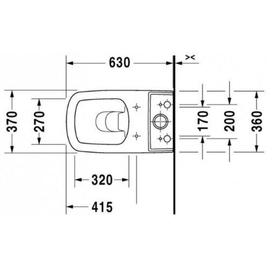 Крышка-сиденье для унитаза Duravit DuraStyle 0063790000