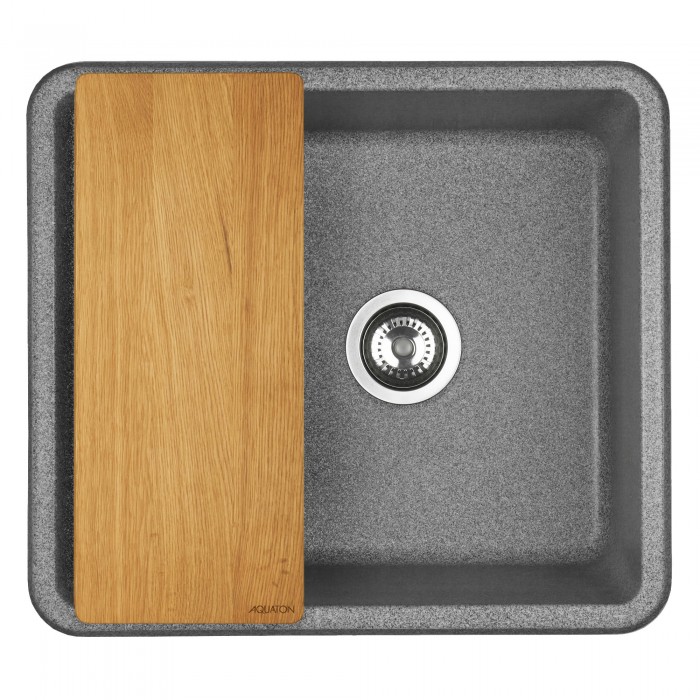 Мойка для кухни Aquaton Беллис 1A724932BS230 57 см серый