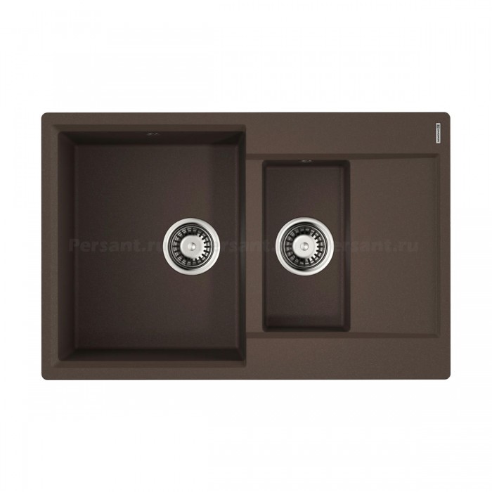 Кухонная мойка Omoikiri Daisen 78-2-DC Artgranit/темный шоколад 4993333