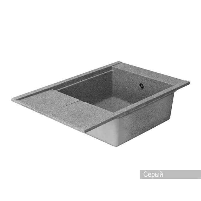 Кухонная мойка Aquaton Делия 78 1A715132DE230 серый