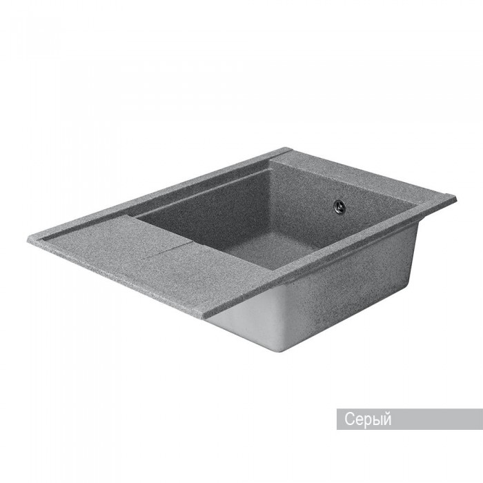 Кухонная мойка Aquaton Делия 78 1A715132DE230 серый