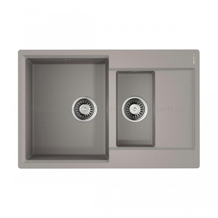 Кухонная мойка Omoikiri Daisen 78-2-GR Artgranit/leningrad grey 4993332