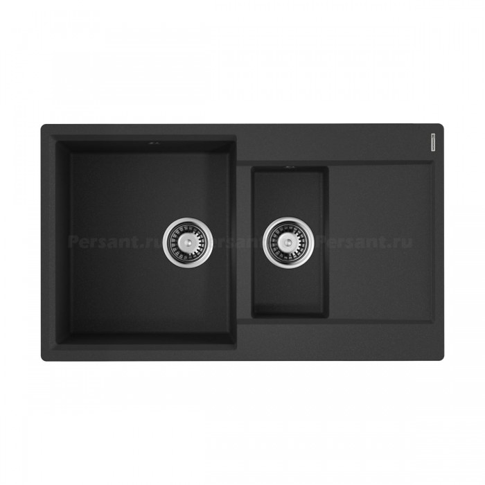 Кухонная мойка Omoikiri Daisen 86-2-BL Artgranit/черный 4993477