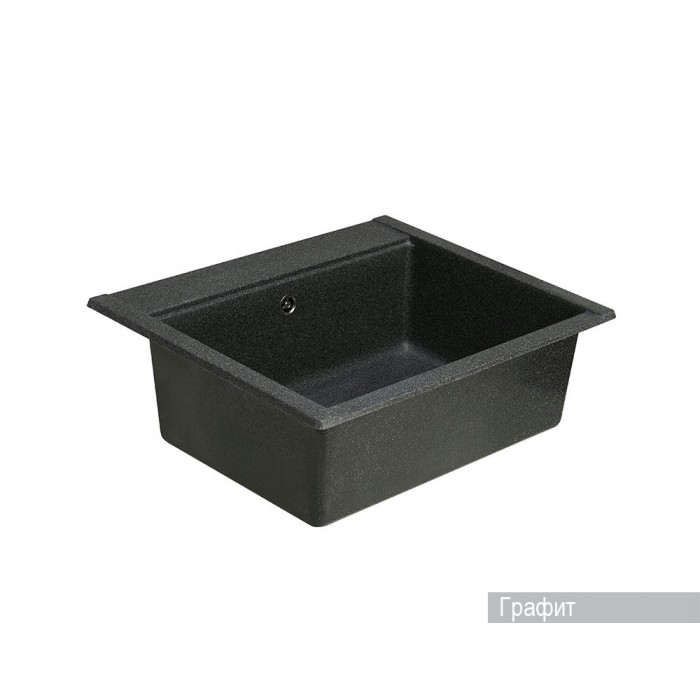 Кухонная мойка Aquaton Делия 60 1A715232LD210 графит