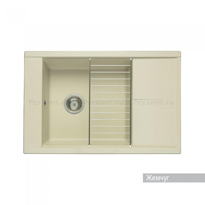 Кухонная мойка Aquaton Делия 78 1A715132DE240 жемчуг