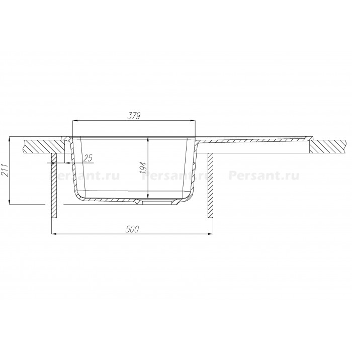 Кухонная мойка Aquaton Аманда 1A712832AD220 песочный