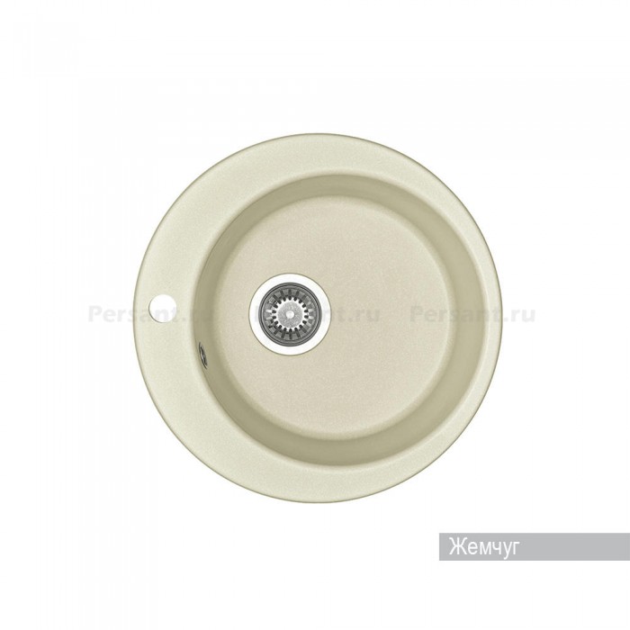 Кухонная мойка Aquaton Иверия 1A711032IV240 жемчуг