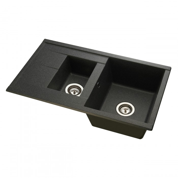 Кухонная мойка Aquaton Делия 87 1A716232DE210 графит
