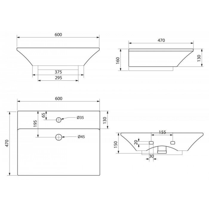 Пьедестал для раковины BelBagno Regina BB104P