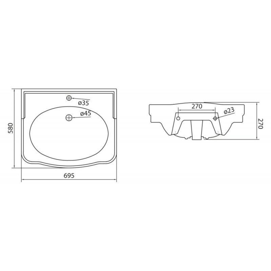 Пьедестал BelBagno BOHEME BB115P