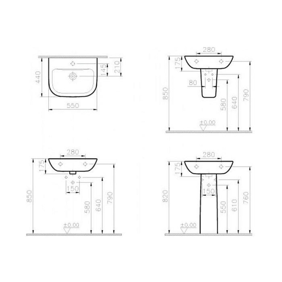 Пьедестал Vitra S20 5529B003-0156