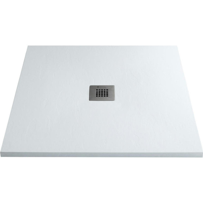 Душевой поддон из искусственного камня Allen Brau Priority 90x80 8.31001-21 Белый камень