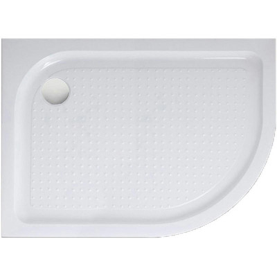 Акриловый поддон для душа BelBagno Tray 100x80 L TRAY-BB-RH-100/80-550-15-W-L Белый