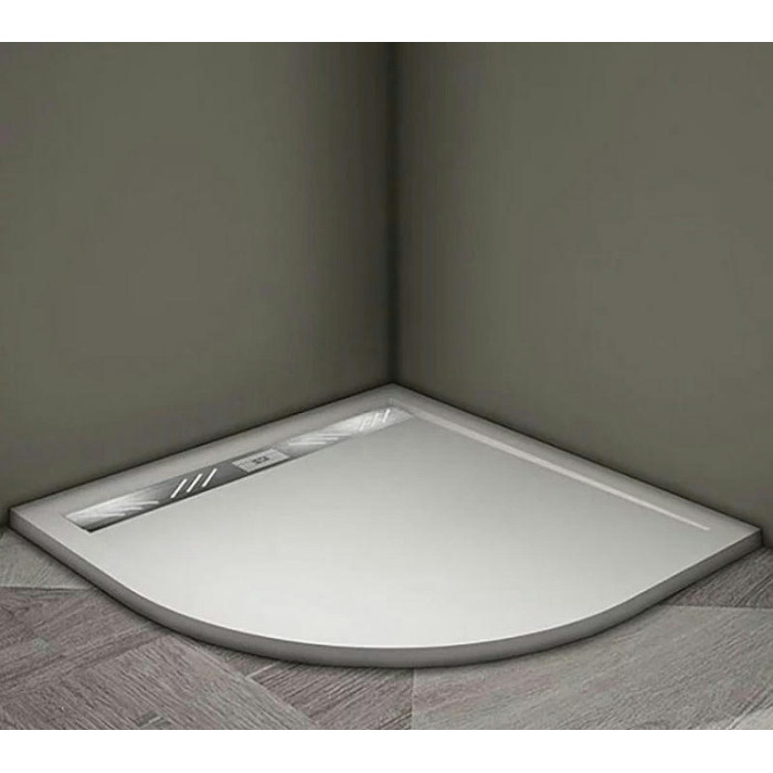 Душевой поддон из искусственного камня Veconi Tezeo 100x100 TZ05-100PL-01-19C3 Белый