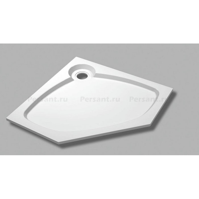 Душевой поддон из искусственного мрамора Cezares Tray S 90х90 TRAY-S-P-90-56-W Белый