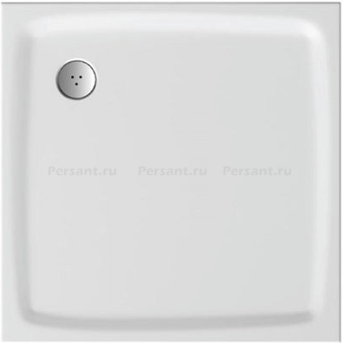 Душевой поддон из искусственного камня Ravak Perseus Pro Chrome 100х100 XA04AA01010 Белый