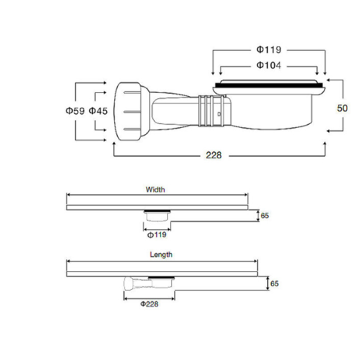 Душевой поддон из искусственного камня Vincea 120x80 VST-4SRL8012W+Vsph-D611 Белый матовый