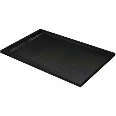 Душевой поддон из искусственного камня Cezares Tray AS 120х90 TRAY-AS-AH-120/90-30-NERO Черный матовый