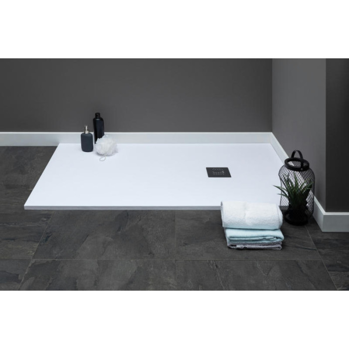 Душевой поддон из искусственного камня Aquanet Pleasure 160x90 256308 с антискользящим покрытием