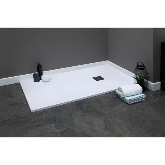Душевой поддон из искусственного камня Aquanet Pleasure 160x90 256308 с антискользящим покрытием