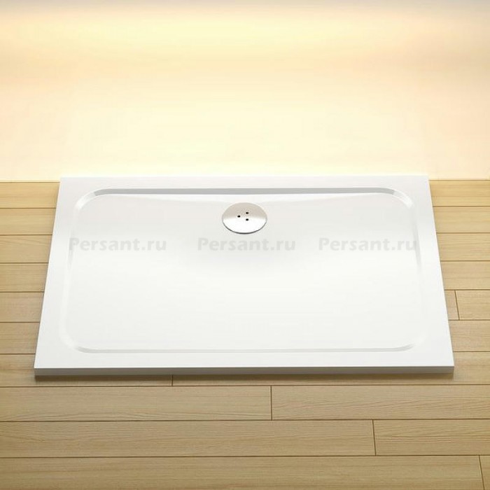 Душевой поддон из искусственного камня Ravak Gigant Pro Chrome 100x90 XA04A701010 Белый