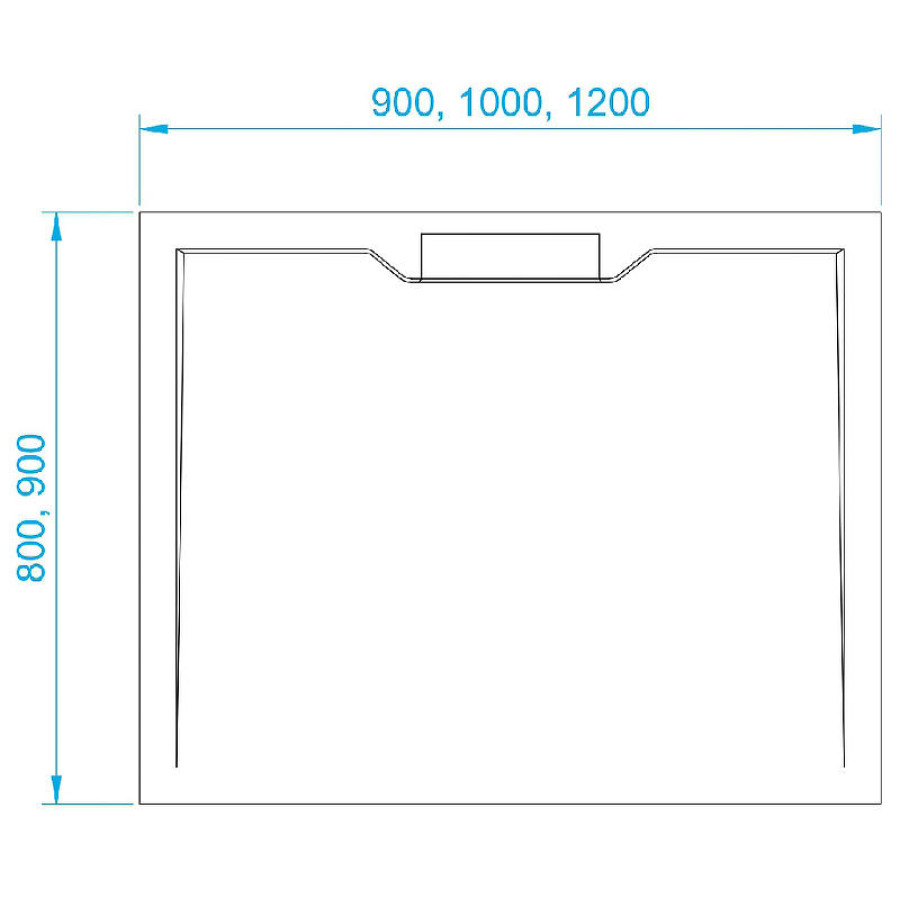 Душевой поддон из искусственного камня RGW STE MW 120x90 52342912-15 Белый мрамор