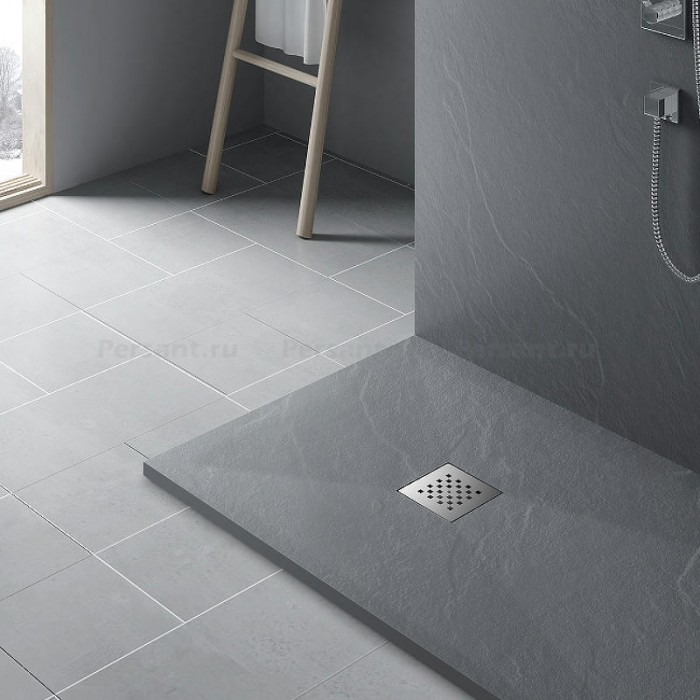 Душевой поддон из искусственного камня Vincea 120x90 VST-4SR9012G Серый