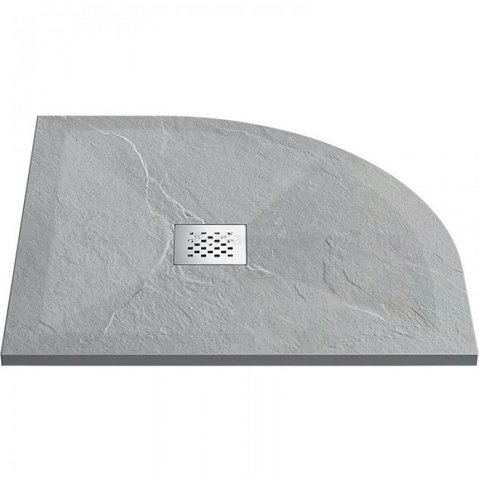 Душевой поддон из искусственного камня Vincea 90x90 VST-4SQ9090G Серый