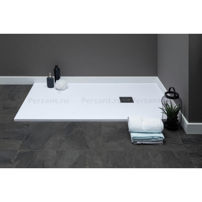 Душевой поддон из искусственного камня Aquanet Pleasure 120x90 256323 с антискользящим покрытием