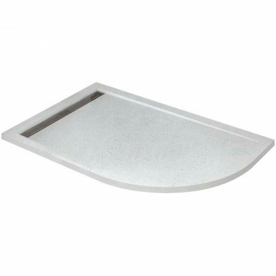 Душевой поддон из искусственного камня Cezares Tray AS 120x90 L TRAY-AS-RH-120/90-550-30-W-L Белый