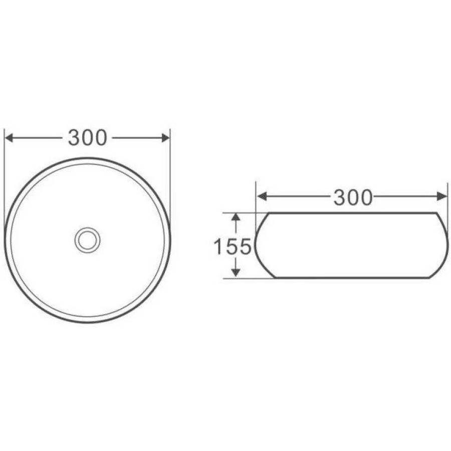 Раковина BelBagno 30x30 BB1114