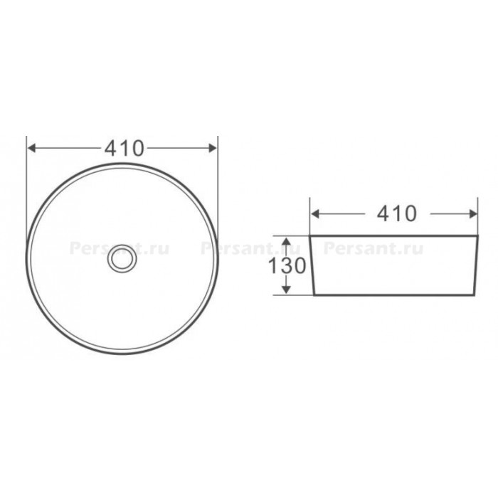 Раковина накладная BelBagno BB1315-H316 бежевая матовая